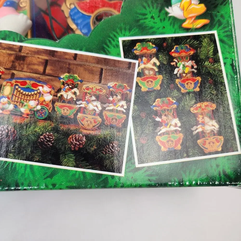 Mr. Christmas 1993 Mickey Holiday Carousel • Tested Works • Animated Ornaments